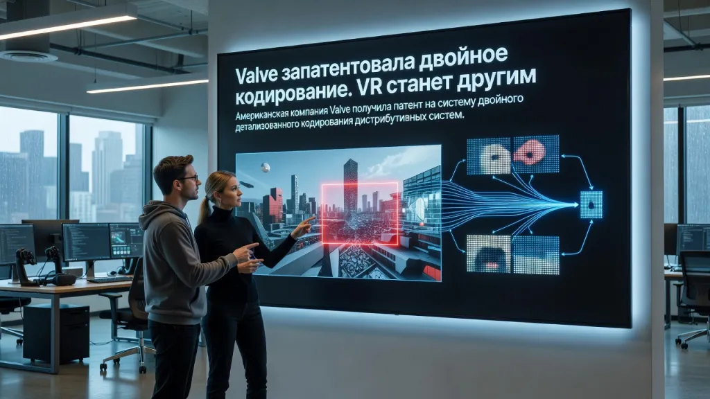 Valve запатентовала двойное кодирование. VR станет другим
